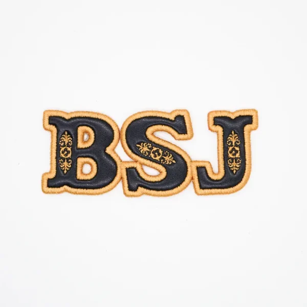 Embroidery Patches for Clothing – Layered Text Art