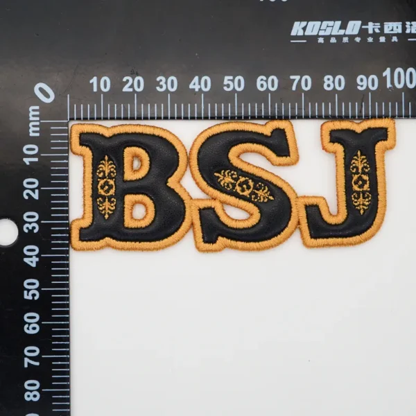 Embroidery Patches for Clothing – Layered Text Art - Image 4