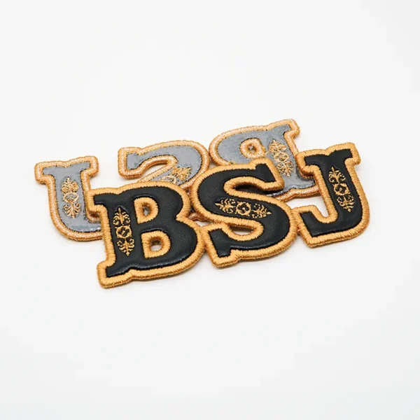 Embroidery Patches for Clothing – Layered Text Art - Image 2