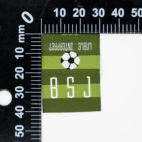 ⁦Football Patches with Green-Blue Stripes for Hats⁩ - الصورة ⁦4⁩