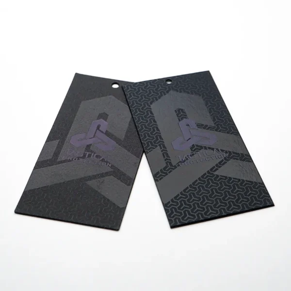 Custom Hangtags and Labels – Tech Style Gradient Design - immagine 3