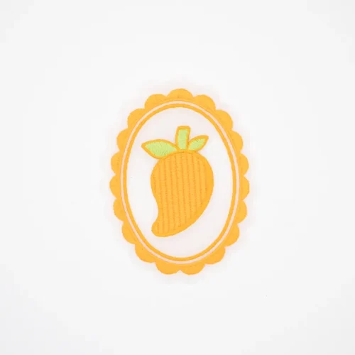 Patches bordados para passar a ferro personalizados com design de cenoura