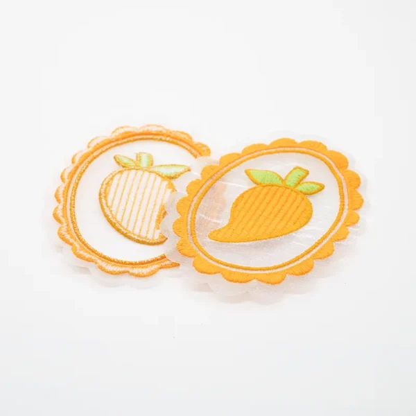 Iron On Embroidered Patches Custom with Carrot Design - Image 3