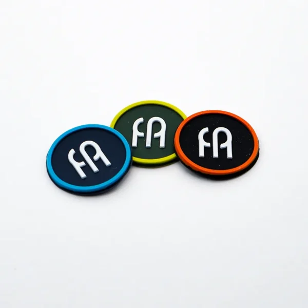 Labels That Stick To Silicone – Round Rubber Badge - 이미지 3