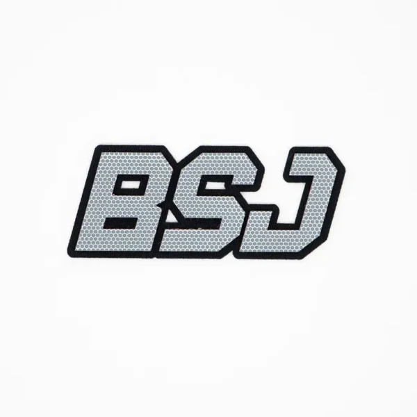 실버 이름 패치 백팩 – BSJ 메시 문자 디자인