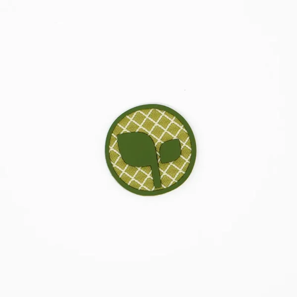 Order Embroidered Patches Online - Inspired Embroidered Patch with Green Sprout