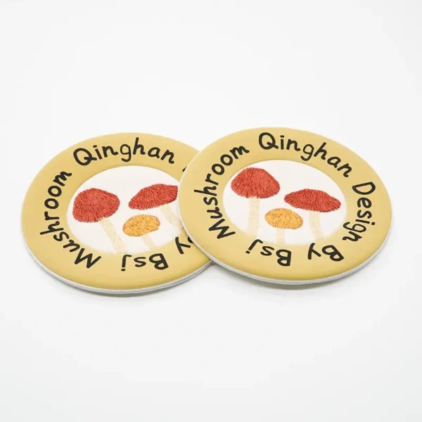 Personalized Embroidered Patches – Cute Round Design - Image 3