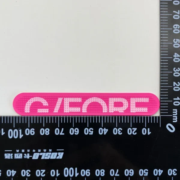 ⁦Pink Silicone Dot-Printed Patch Inspired by Lewis Structure⁩ - الصورة ⁦4⁩