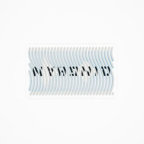 Étiquettes en silicone – Motif ondulé, couleurs mélangées