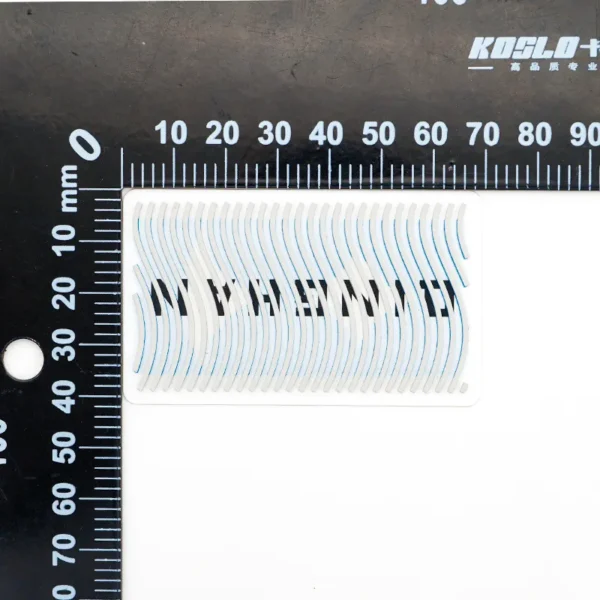 Silicone Label Bands – Wave Pattern, Mixed Colors - Image 4