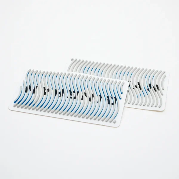 Silicone Label Bands – Wave Pattern, Mixed Colors - Image 3