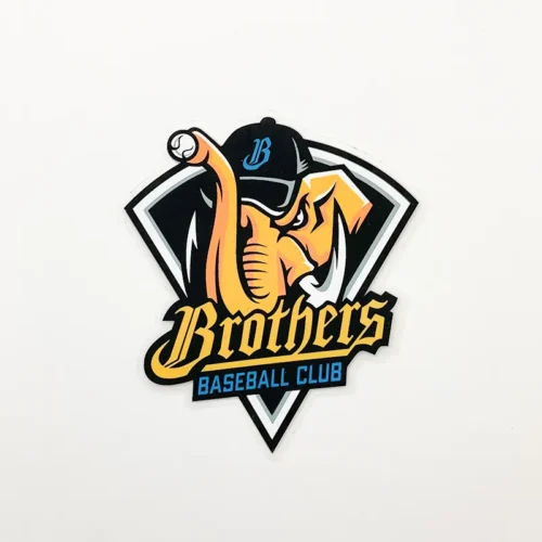 Custom Silicone Patches with Animal and Letter Design