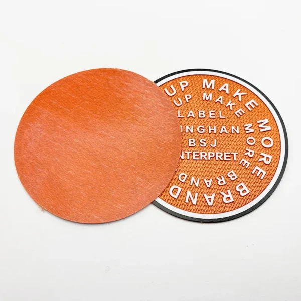 ⁦Silicone Screen Printing Hat Patches with White Text⁩ - الصورة ⁦3⁩
