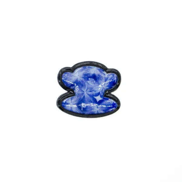 Parche de mono de TPU suave con diseño de dibujos animados en azul brillante