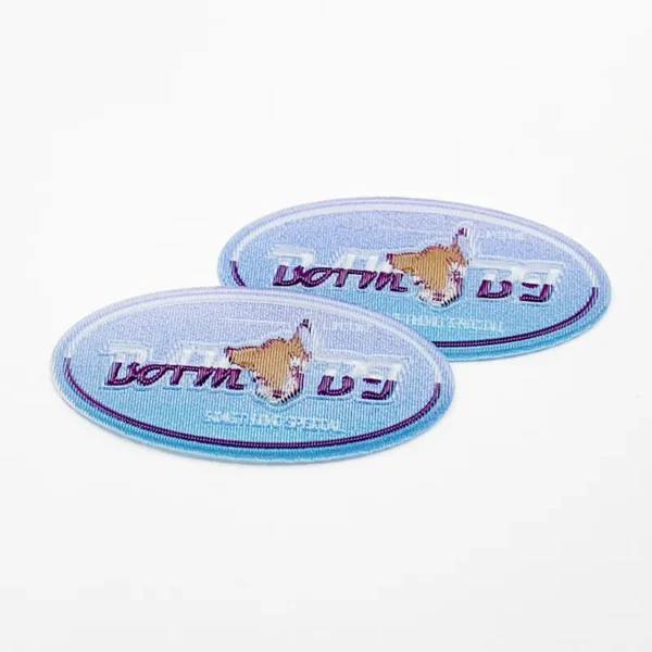 Custom Oval TPU Badge with Transparent Stripes - Image 3