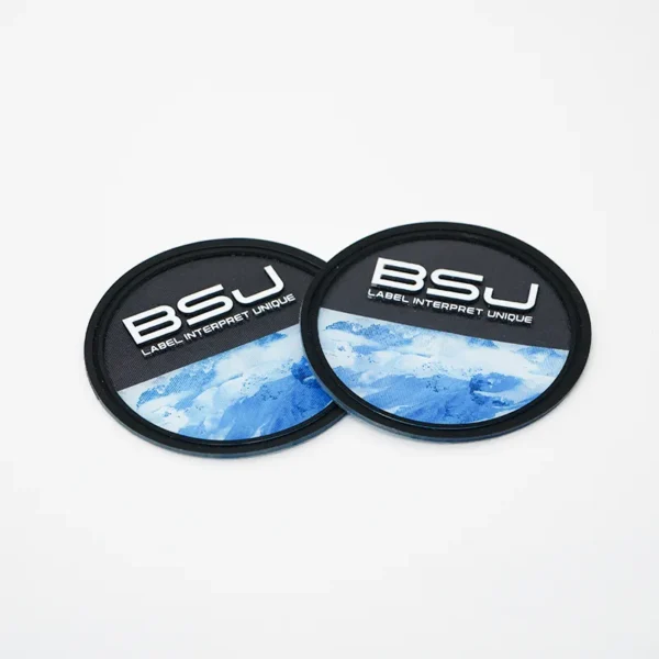 Custom Round TPU Badges with Two-Tone Design - Image 3