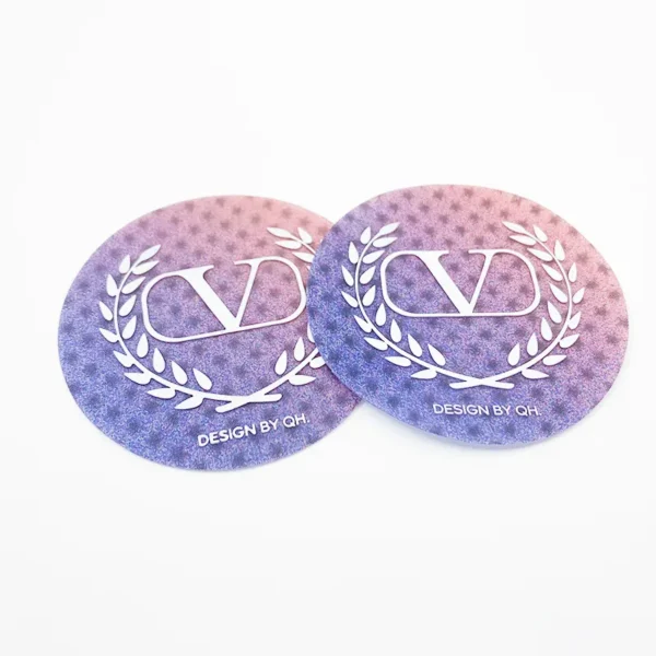 Gradient TPU Clothing Label with Laurel & Logo Design - Image 2