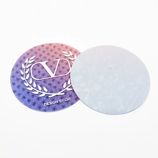 Gradient TPU Clothing Label with Laurel & Logo Design - Image 3