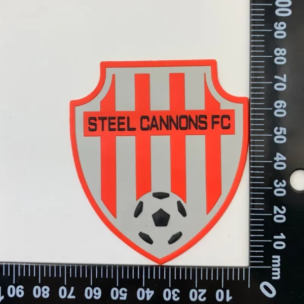 ⁦Custom TPU Clothing Labels with Shield Design for Jerseys⁩ - الصورة ⁦4⁩
