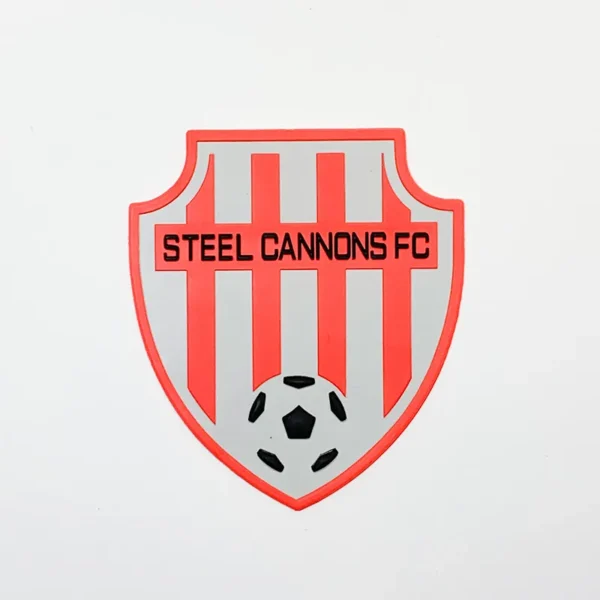 Custom TPU Clothing Labels with Shield Design for Jerseys