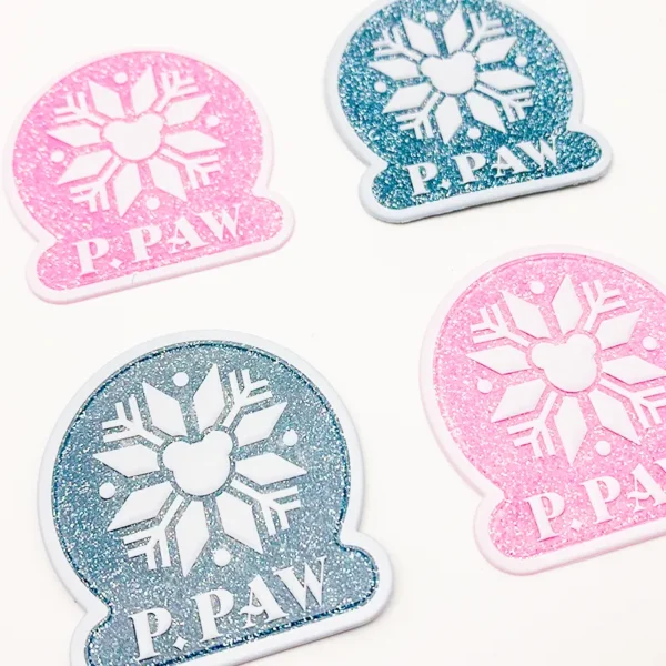 Custom Irregular TPU Patches with Snowflake Design - Image 8
