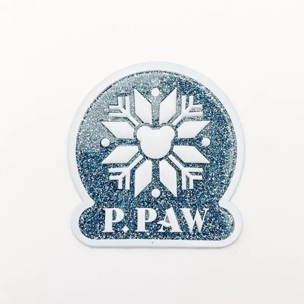 Custom Irregular TPU Patches with Snowflake Design - Image 2