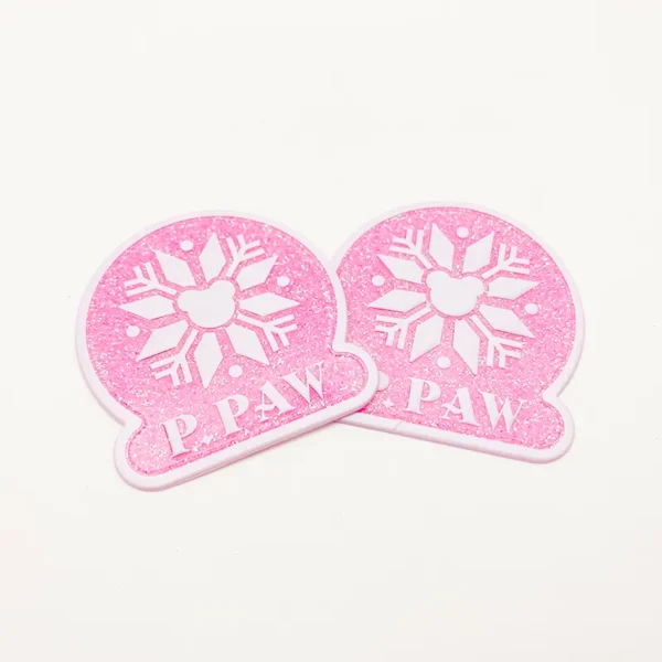 Custom Irregular TPU Patches with Snowflake Design - Image 3