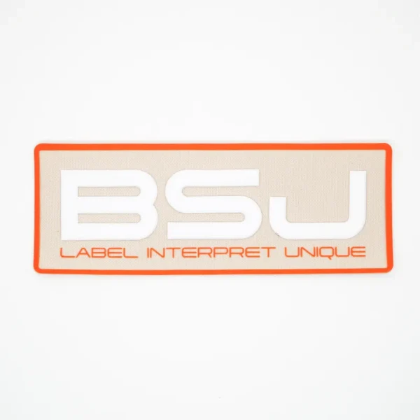 Woven Label Manufacturers - Woven Labels with Silicone Detail