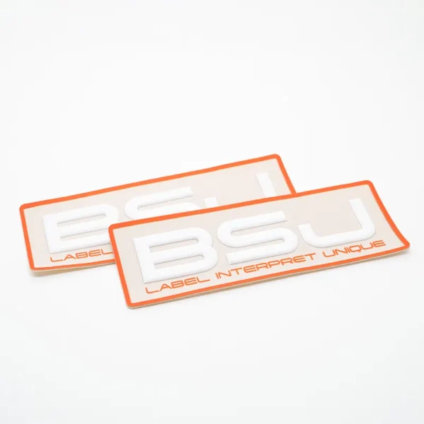 Woven Label Manufacturers - Woven Labels with Silicone Detail - Image 3