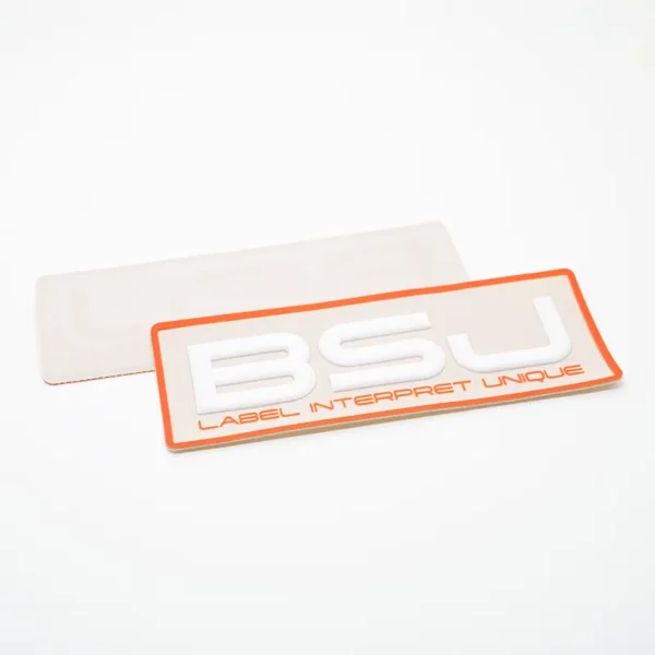 Woven Label Manufacturers - Woven Labels with Silicone Detail - Image 2