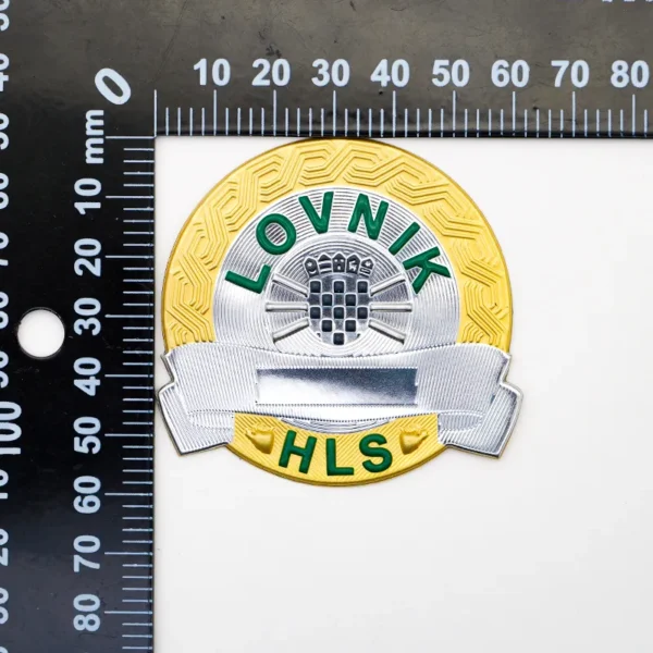 Adhesive TPU Patche with Gold and Silver Crest Design - 이미지 5