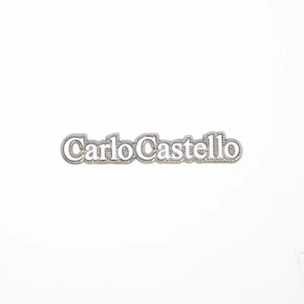 Adhesive for TPU Brand Label with Silver-Edged Design