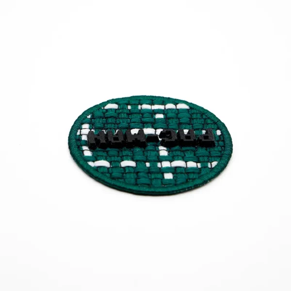 Green Plaid Chenille Patches Bulk for Game Merch – Bulk Order - Imagen 3