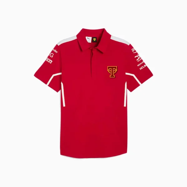 Winged Chenille Patches Letters T in Red and Yellow - Imagen 5