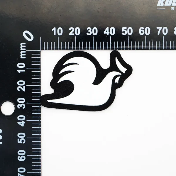 Animal Custom Leather Patch Hat – Black & White - Imagem 4