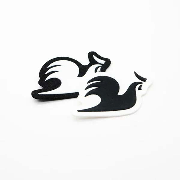 Animal Custom Leather Patch Hat – Black & White