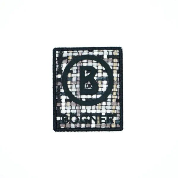 Distressed Embroidery Patch – Letter “B” with Mosaic Background