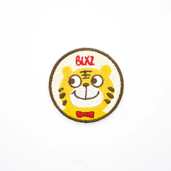 DIY Embroidered Patches for Hats -  Cartoon Tiger