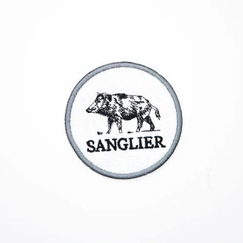 Toppe per il ricamo del nome - Design cinghiale "Sanglier