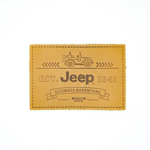 Veste en cuir thermocollante pour vestes Jeep Adventure