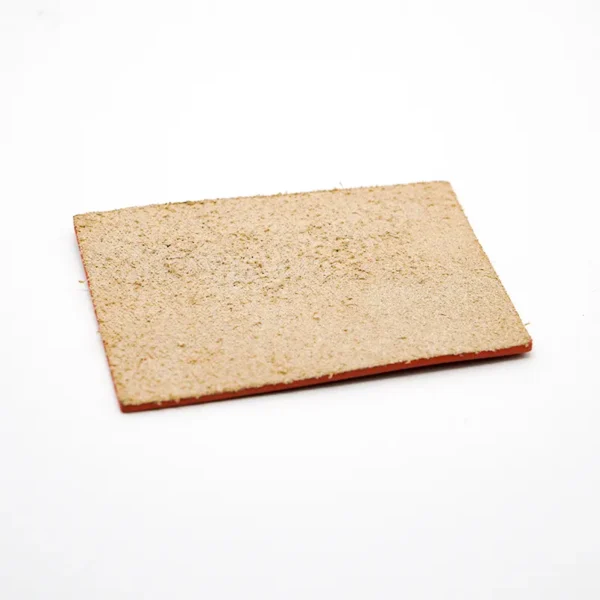 Orange Leather Adhesive Patch with Silver Studs - 이미지 3