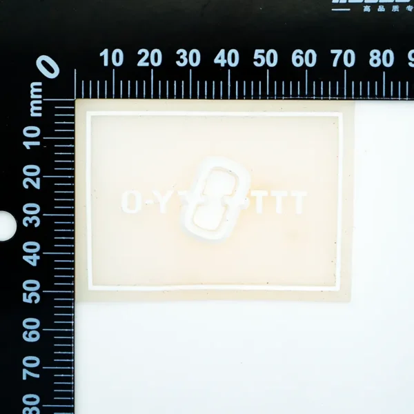 Light-Colored Patches PVC with White Custom Characters - immagine 4