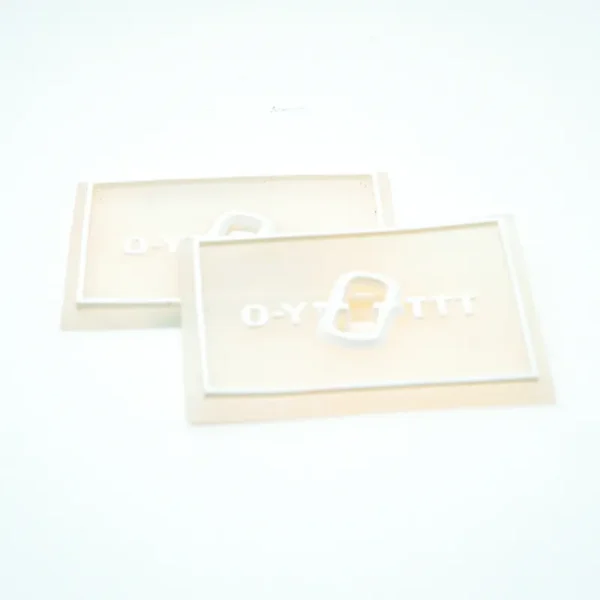 Light-Colored Patches PVC with White Custom Characters - immagine 2