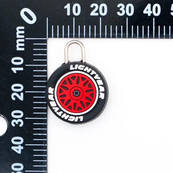 Round Lock-Shaped PVC Custom Patch – Lightyear Theme - 이미지 4