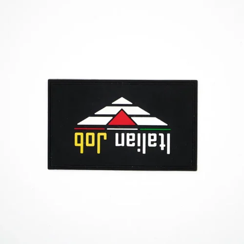 Emblema de goma inspirado en películas con gráficos de colores: parches tácticos de PVC