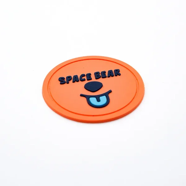 Custom Rubber PVC Patches for Hats – Cartoon Bear Design - 画像 (2)