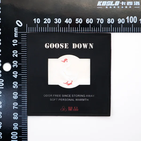 Softest TPU Label for Goose Down Packaging – Odor-Free - 이미지 5