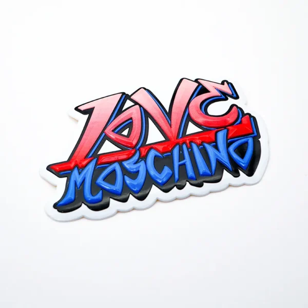 Colorful Graffiti TPU Labels with Custom Text for Backpacks - Image 3
