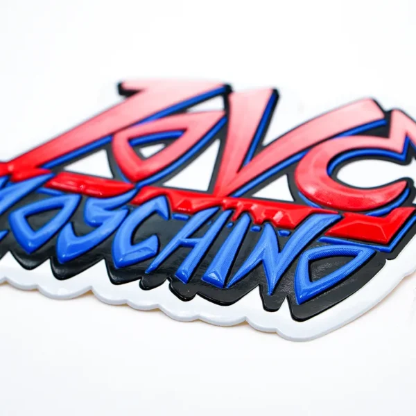 Colorful Graffiti TPU Labels with Custom Text for Backpacks - Image 2