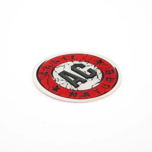 Round TPU Label For Hat with “AC” and Star Design - 이미지 3